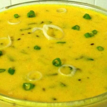 Spring Onion Kadhi