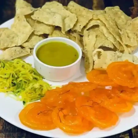 Fafda + Jalebi