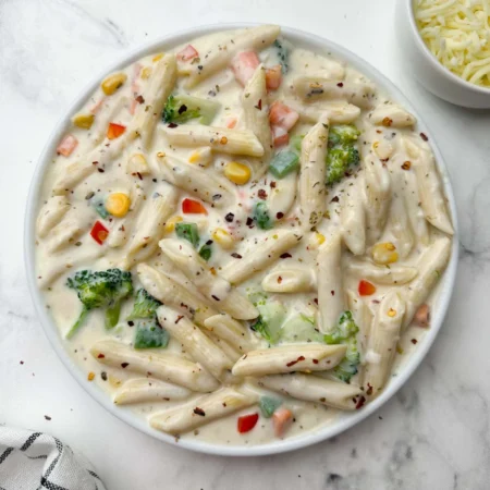 Whites Sauce Pasta
