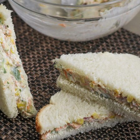 Veggie Cream Cheese Sandwich